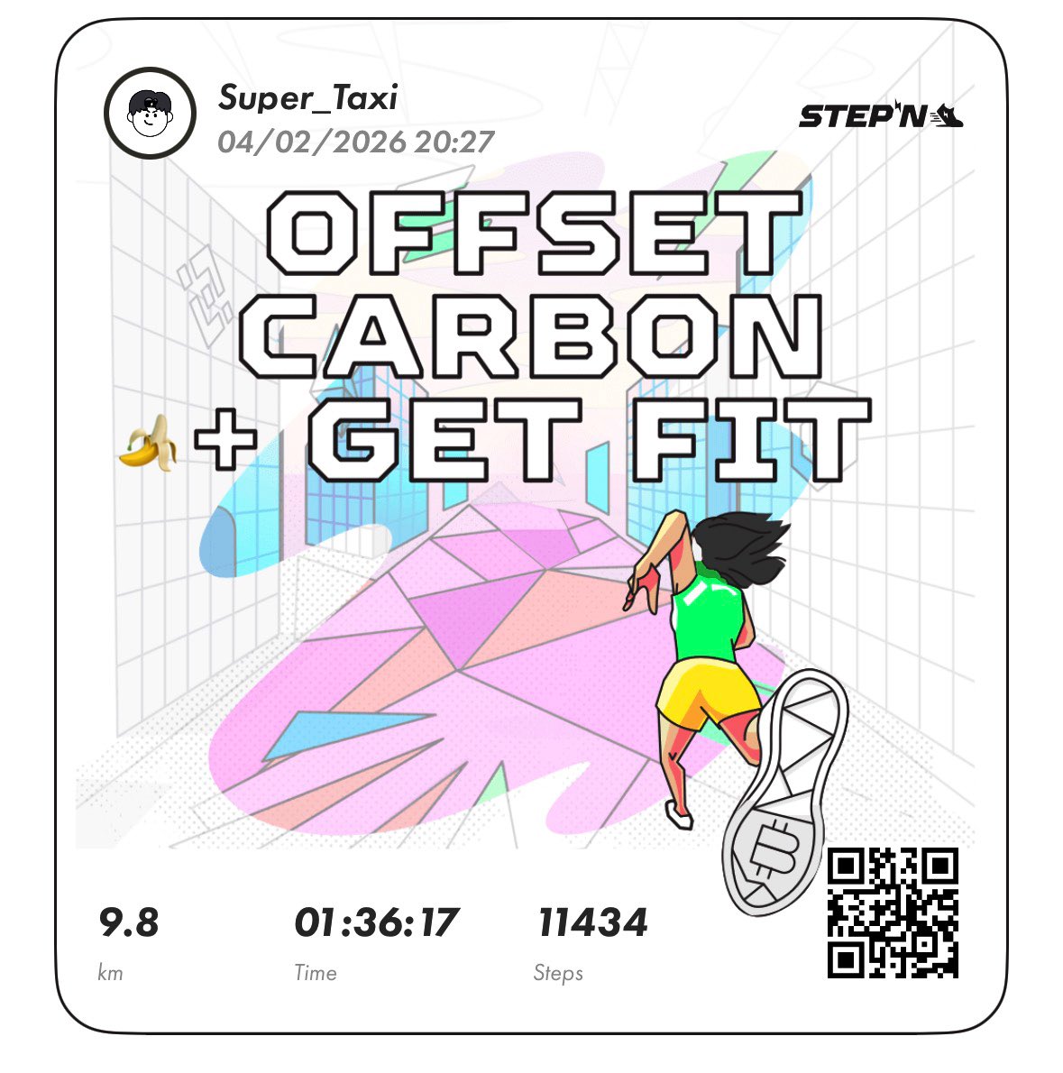 Super_Taxy's tweet photo. 📲#Stepn Code 👉 50156858
🫡 Day by Day ☕️ #P &amp; #S ✨
         👟 #MyStepnActivity 👟
🥳 Let’s run together 🚕🏃🏻🏃🏻‍♀️🏃🏼‍♂️💨
😊 Let’s play together  🎰💎💎💎🎰

🐈‍⬛ #Mooar 👉 https://t.co/Qv0JjAHMRY
🍀 #StepNGO 👟   G111EqJGJ8oQ
🍀 #GiftBag 🤜🎁🤛  G111EsncMaKX

📦 #MB10💘 #P 💟🔥 🚀 https://t.co/EXA03iDIPi