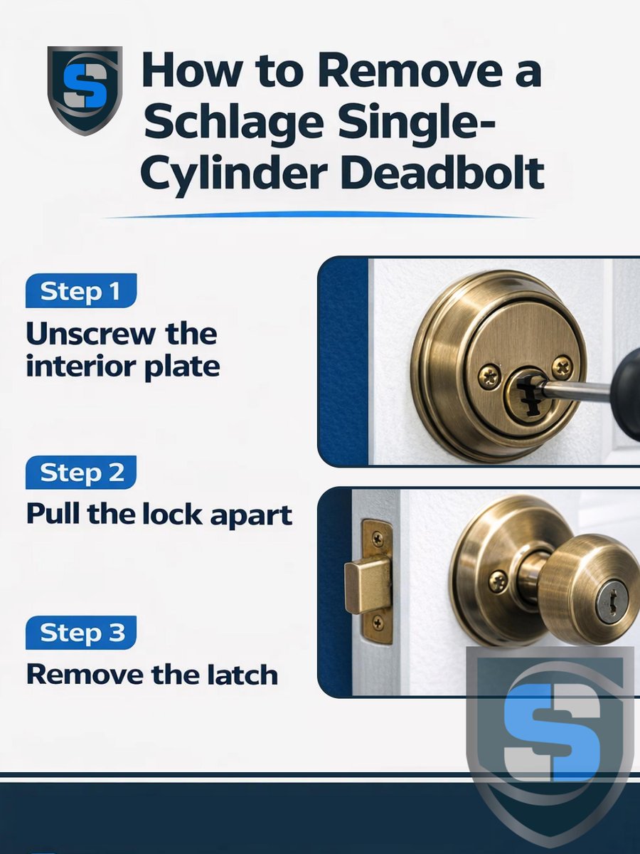 SureLockKey's tweet photo. Need to remove a Schlage deadbolt for a swap or repaint? If itβs stuck or screws strip, call Sure Lock & Key
Call us at (855) 909 - 4011 for locksmith help today
Sure Lock & Key π
https://t.co/MQZOtqbpX1
#DoorLock #LockReplacement #HomeSecurity #Locksmith https://t.co/ZhqPzq75Ed
