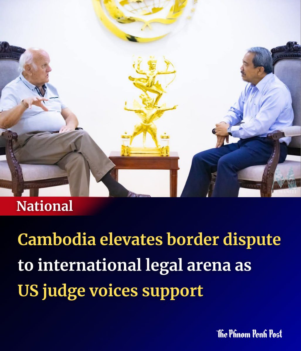 Cambodia has stepped up efforts to frame its border dispute with Thailand within the framework of international law and human rights, as Senior Minister Keo Remy met with a senior US judge and outlined what he described as serious violations committed by Thai forces despite an