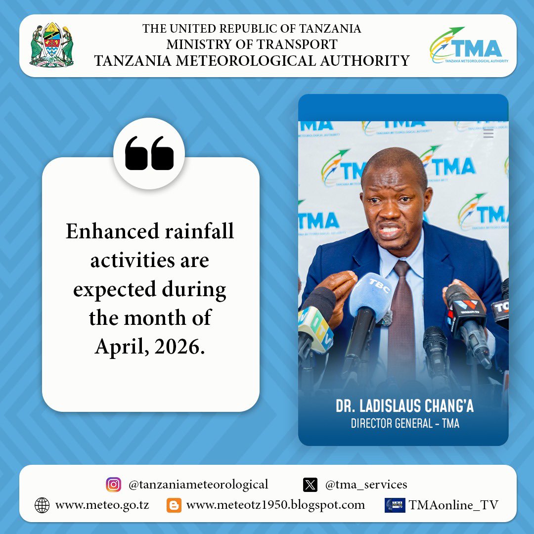 Tanzania Meteorological Authority tweet media