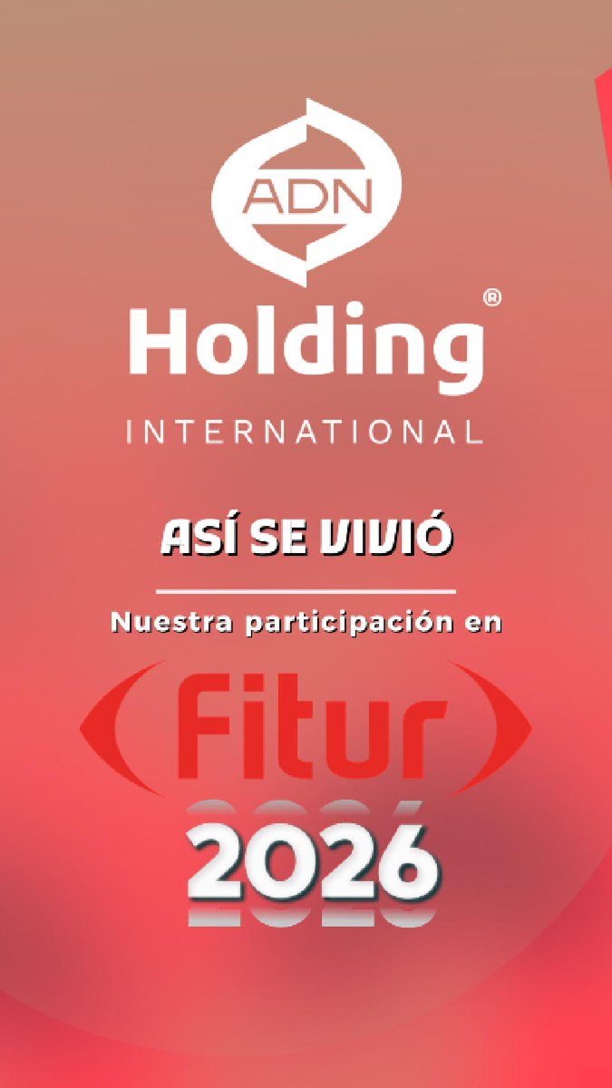 adnholding_corp's tweet photo. ¡Misión cumplida en FITUR 2026! 🌍🤝📈

Este video es el reflejo de una semana de intensa actividad y grandes logros para ADN International Holding en Madrid. 

#ADNInternationalHolding #FITUR2026 #TurismoGlobal #Estrategia #Alianzas #Iberoamérica #DesarrolloRegional #Networking https://t.co/ANtsnulF49