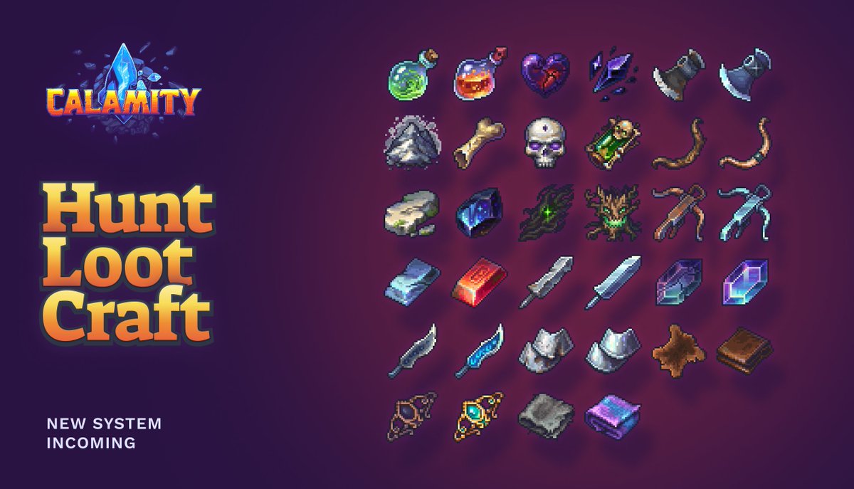 Craft System for Rare Item Sets on the next Play Test! 🛠✨

Each dungeon type and biome hides its own resources, and every Rare item is crafted through a unique recipe tied to specific class archetypes. 📜🧪

Hunt the materials, trade with others, shape your legendary hero! 💪