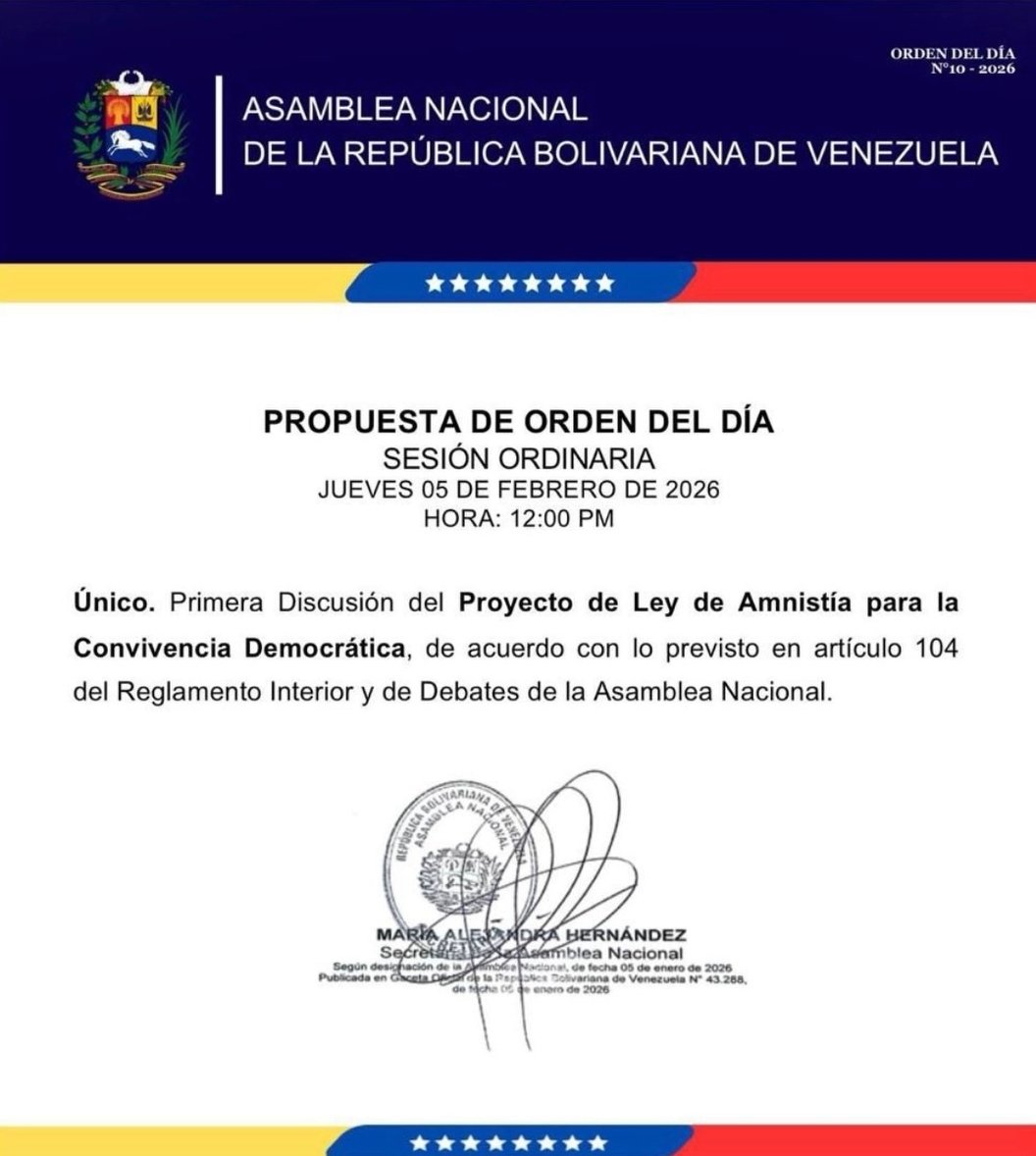 Este es el inicio del fin de muchos momentos tristes y desagradables.

Libertad para todos los presos políticos, esos que aún quedan tras las rejas sin cometer delito alguno. 

#QueSeanTodos