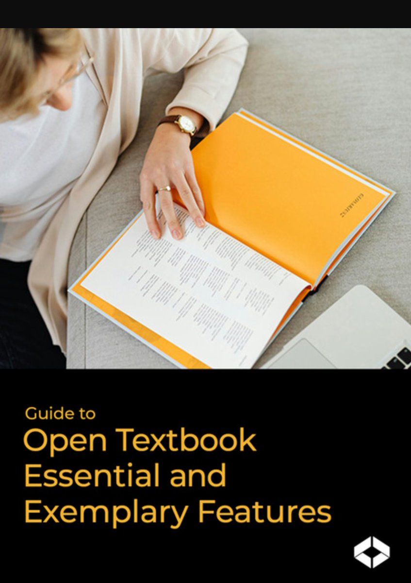 infodocket's tweet photo. New Resource: Guide to Open Textbook Essential and Exemplary Features https://t.co/0K80qIl4r8 (via # Open Education Network) ||| Direct to Guide https://t.co/WXNCNXPvBB
#opentextbooks #textbooks #education https://t.co/NU3XxVQbGj