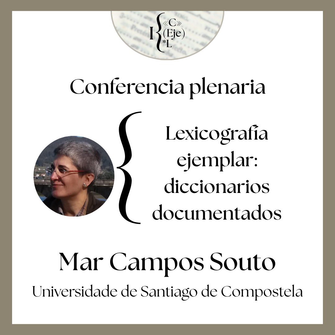 I Congreso de Ejemplificación Lingüística tweet media