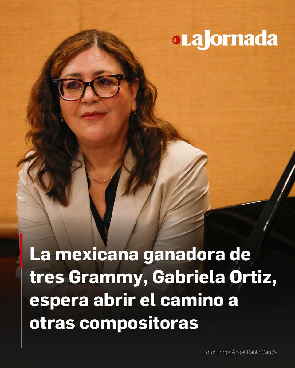 La compositora Gabriela Ortiz Torres celebró ayer en la UNAM su triunfo en la 68ª entrega de los premios Grammy, donde obtuvo tres galardones por sus obras Yanga y Dzonot.

Reconocida en las categorías de Mejor Compendio de Música Clásica, Mejor Interpretación Coral y Mejor