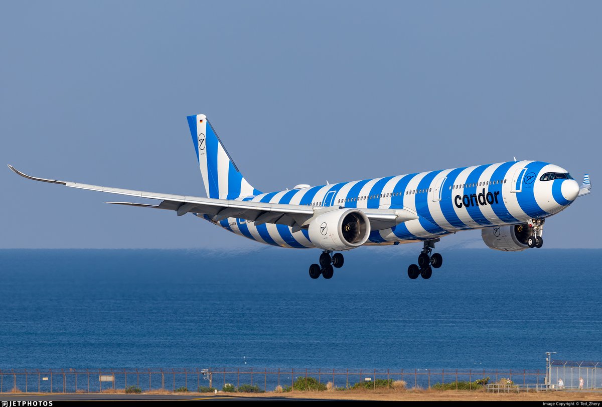 A Condor A330neo landing in Phuket. jetphotos.com/photo/11986434 © Ted_Zhery