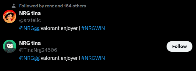 NRG tina tweet media
