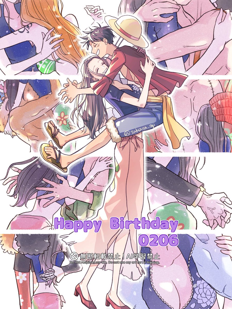 takara_op's tweet image. お誕生日おめでとう〜！！💐💜
 #ロビン誕生祭2026
