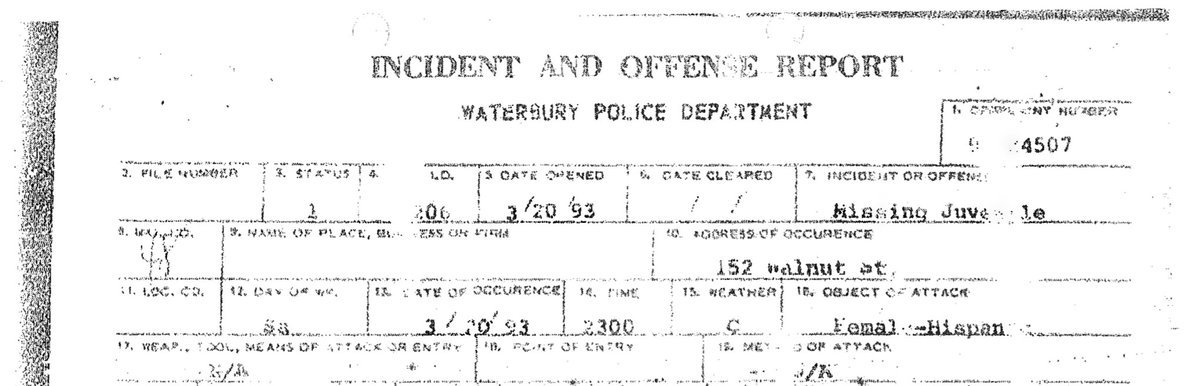 Lo macabro de todo, es que menos de un mes después de que Epstein comprar el rancho del Zorro en 1993, una niña de 11 años fue secuestrada en Connecticut, esta niña aparecería en la denuncia de otra chica abusada por Trump.

Esa niña de 11 años desaparecida fue nombrada más tarde