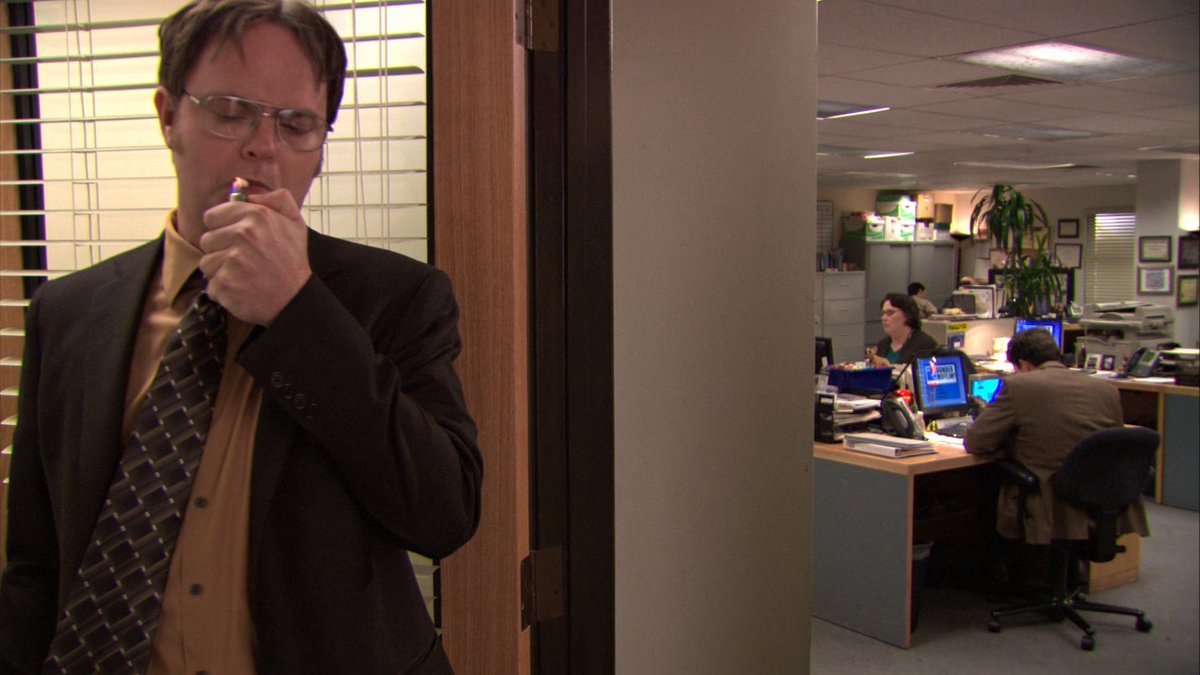 sapillopillo's tweet image. cumple 17 años años "stress relief", el que para muchos es el mejor capitulo de the office