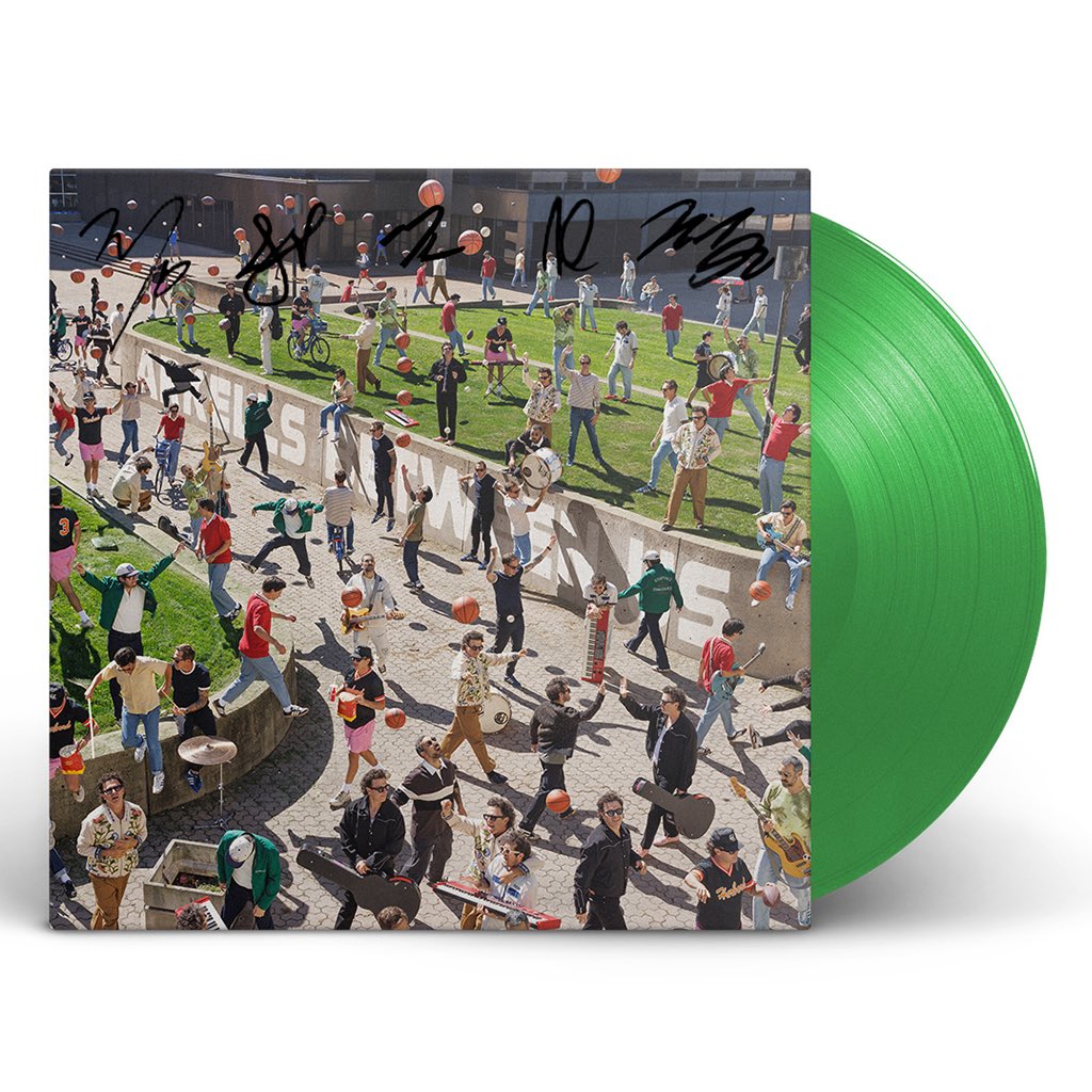 🚨Thrilled to announce🚨 that our new album, Between Us, arrives April 17th. Pre-save it, or better yet, pre-order that green vinyl NOW. 
arkells.lnk.to/betweenus