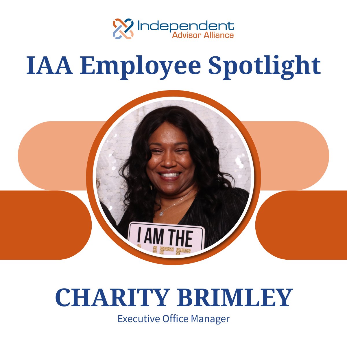 As IAA’s Executive Office Manager, Charity is the first point of contact for our home office and a steady force behind the scenes. Her passion for service and people makes a real impact every day.

hubs.la/Q04147bR0

#WeAreIAA