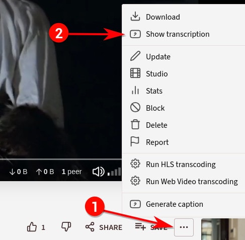 PeerTube INACTIVE ACCOUNT tweet media