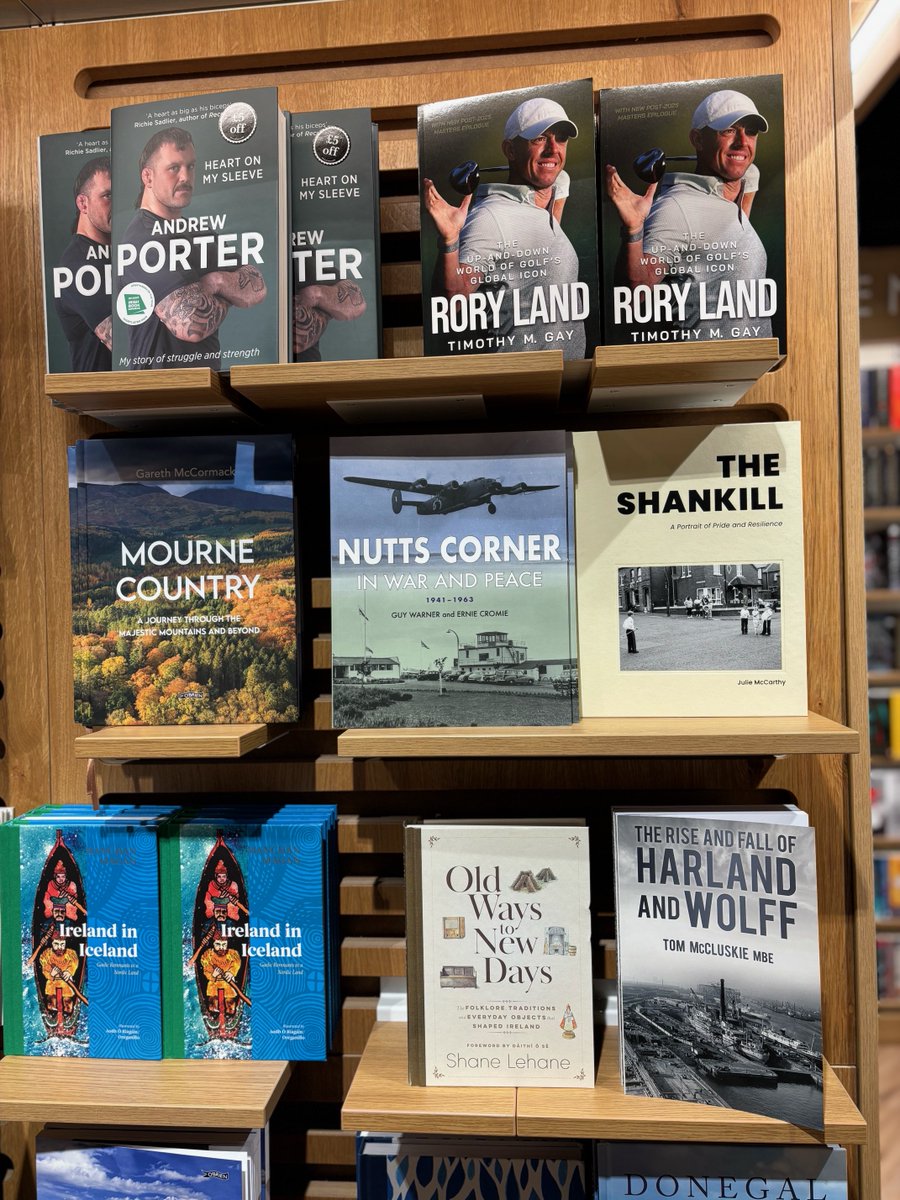 colourpoint's tweet image. 👀 'Nutts Corner: in War and Peace' spotted in Waterstones Forestside this week 👀   

colourpointbooks.com/product/nutts-…

#aviationlovers #aviationdaily #guywarner #erniecromie #nuttscorner #northernireland #irishhistory

@Waterstones