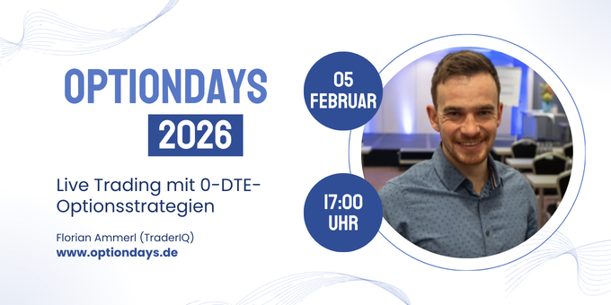investui's tweet photo. ⚡ Live Trading mit 0-DTE-Optionen
🕔 17:00–18:00 Uhr | 🎤 Florian Ammerl

0-DTE ≠ Zocken
👉 klare Regeln
👉 definierte Risiken
👉 systematisches Trading

Jetzt anmelden:
🔗 https://t.co/GPCMGyP8HJ

⚠️ CFDs sind komplexe Instrumente. 76 % der Kleinanleger verlieren Geld https://t.co/DEf2Ab154C