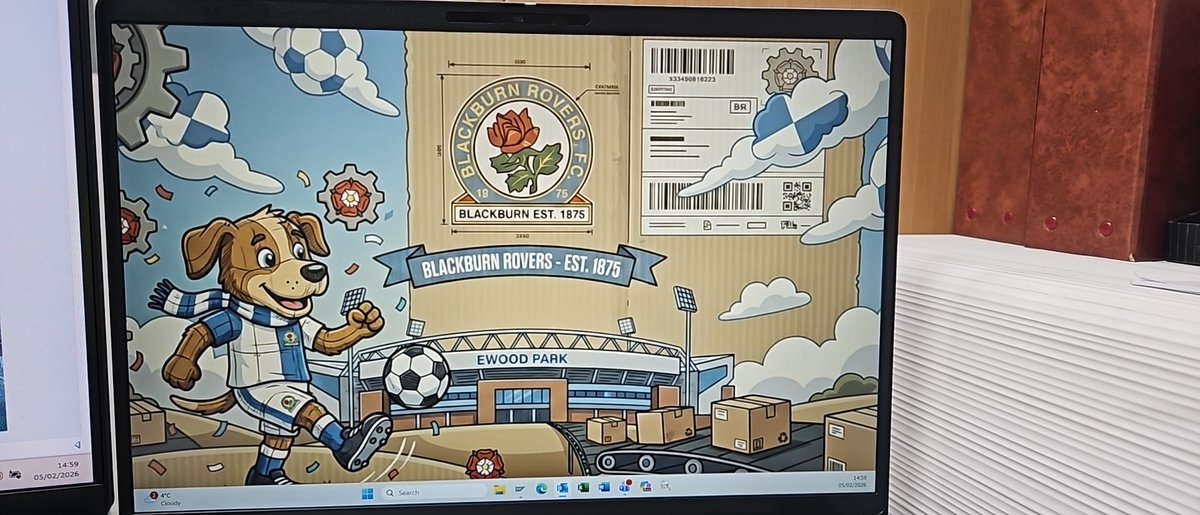 I work in a factory making cardboard and cardboard boxes, some that work here have a problem with the wallpaper on my works computer saying its not professional or relevant to the business, what do you think?