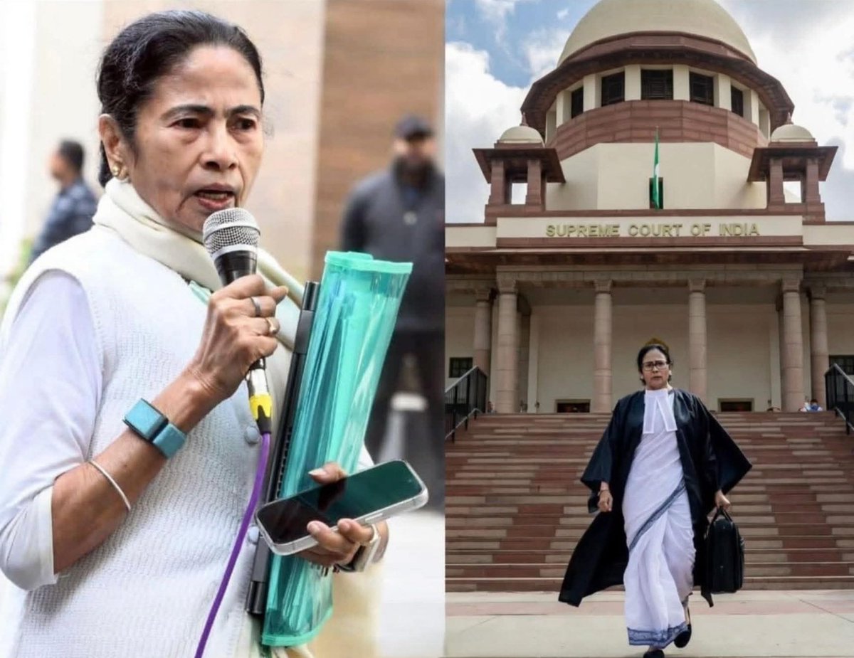 MSaleemParay's tweet photo. A stronger India needs a stronger Opposition.
Standing before the Supreme Court for her people, @MamataOfficial shows what real leadership looks like.
A lesson for many so-called tall leaders.
Time for the opposition to think &amp; act.
India needs her as a PM face. https://t.co/K5oCwCsOkt