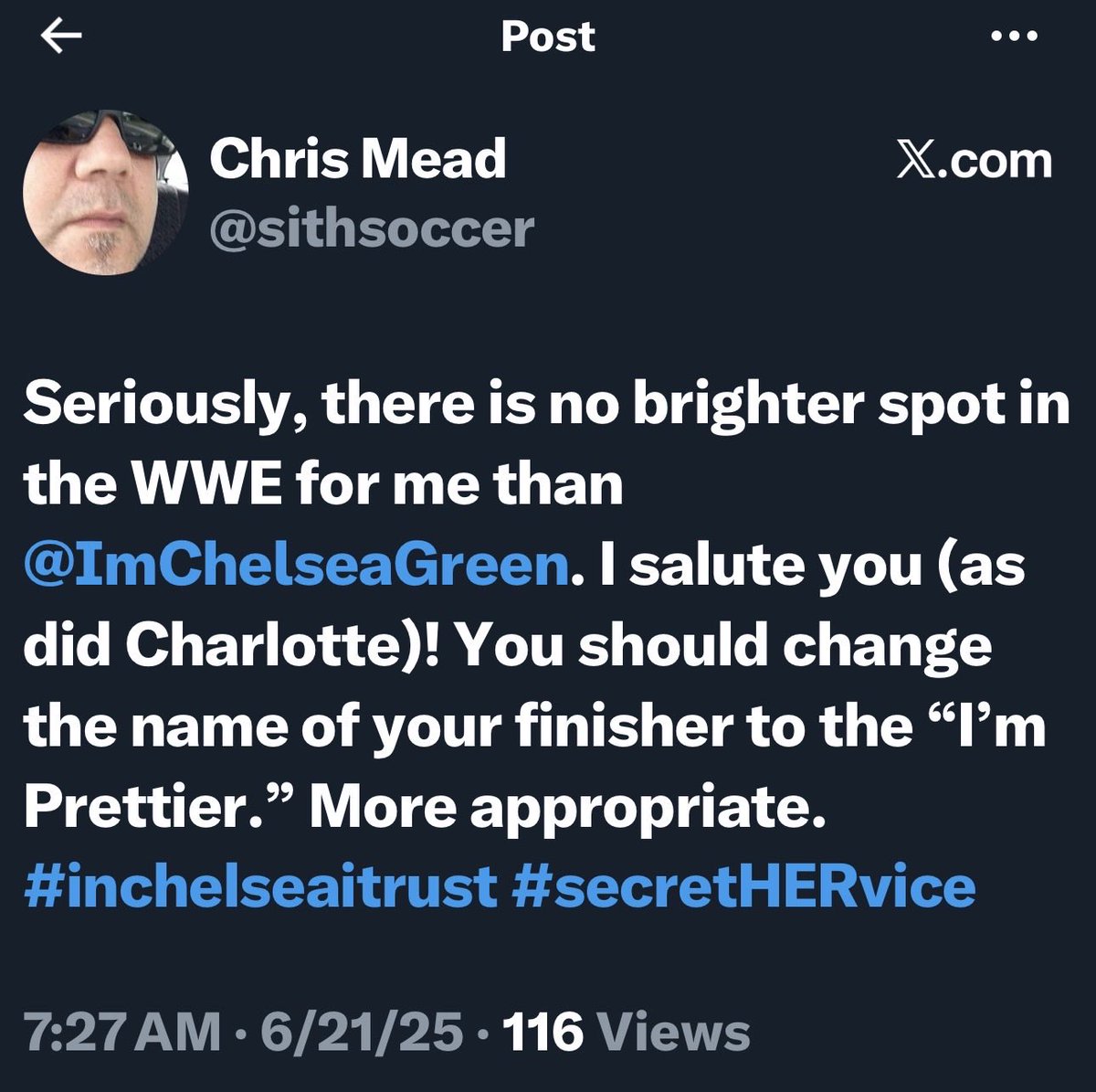 sithsoccer's tweet photo. Now that people are taking notice, just wanted to remind everyone I’ve been on the bandwagon for a minute. @ImChelseaGreen can do it ALL! . I salute you🫡 https://t.co/6RQp76SvWO