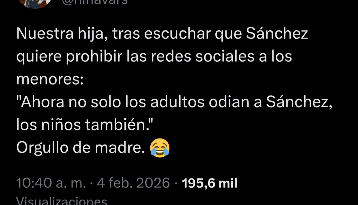 lemonlemonlimon's tweet image. Mi hijo de 6 meses, tras escuchar que Sánchez quiere prohibir las redes sociales a los menores:

"Es un acto de rendición; la prohibición es el refugio del perezoso. ¿Acaso prohibieron las ágoras en las que ilustres pensadores allá en la Grecia antigua departían con vigor...?"