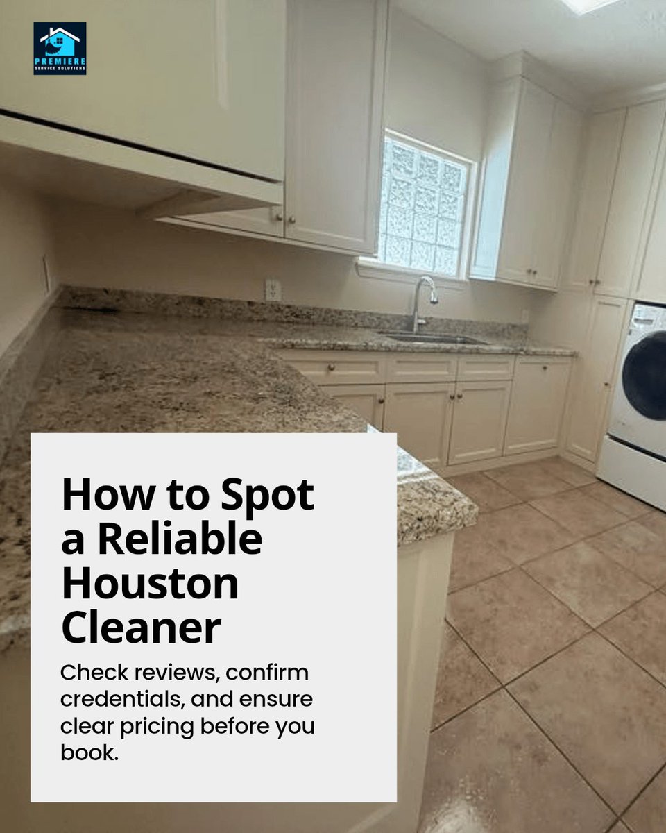 PremiereSvcSol's tweet photo. Need a trusted Houston cleaner? Check reviews, verify credentials, and confirm clear pricing. Trust Premiere Service Solutions. #cleaning #cleaningcompany #cleaningservice #pearlandcleaning #houstonclean #katyclean #missouricityclean https://t.co/frstLn3Ltp