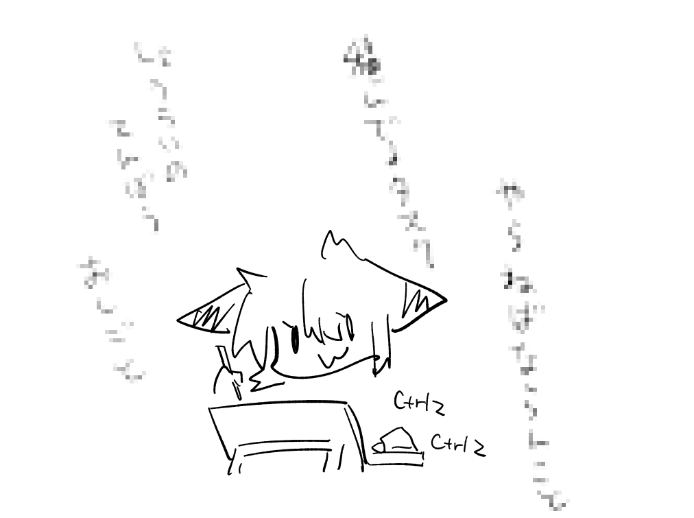 ストロングらくがきをしているにすぎない 