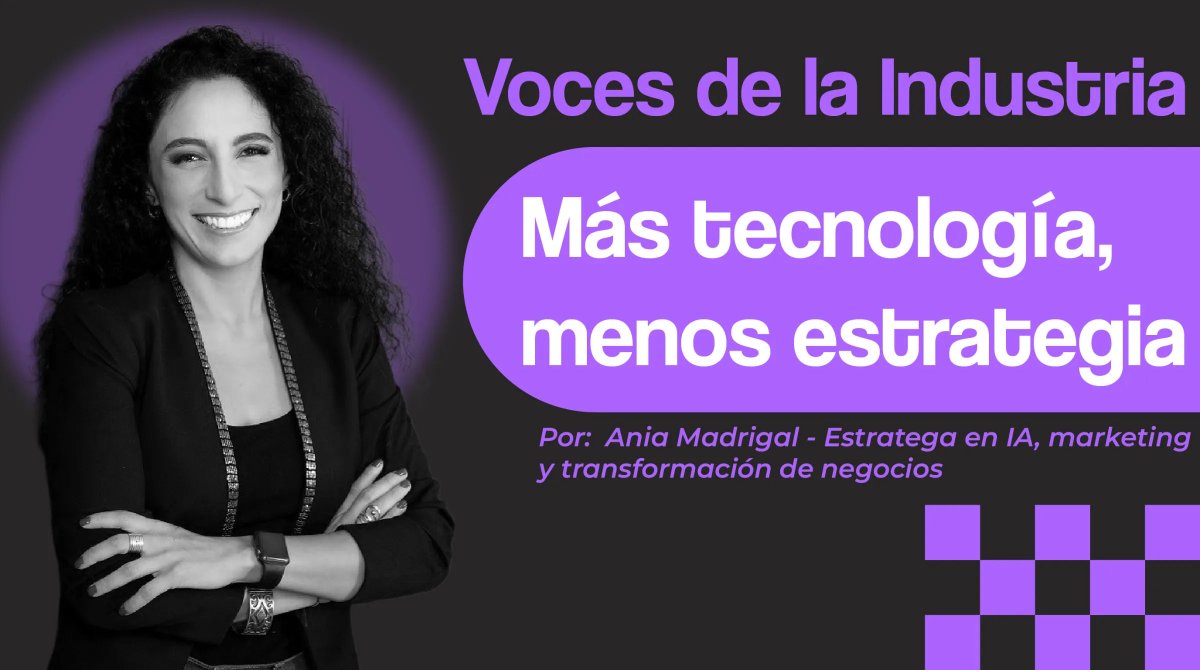 Muy contenta de compartir que ya soy columnista en Adtech by Portada Latam 🙌
   En mi primera columna hago una reflexión  de lo que está pasando en la industria: "cada vez más tecnología, pero no siempre más estrategia"
Les dejo la columna por aquí 👇

adtech.com.mx/columna-adtech…