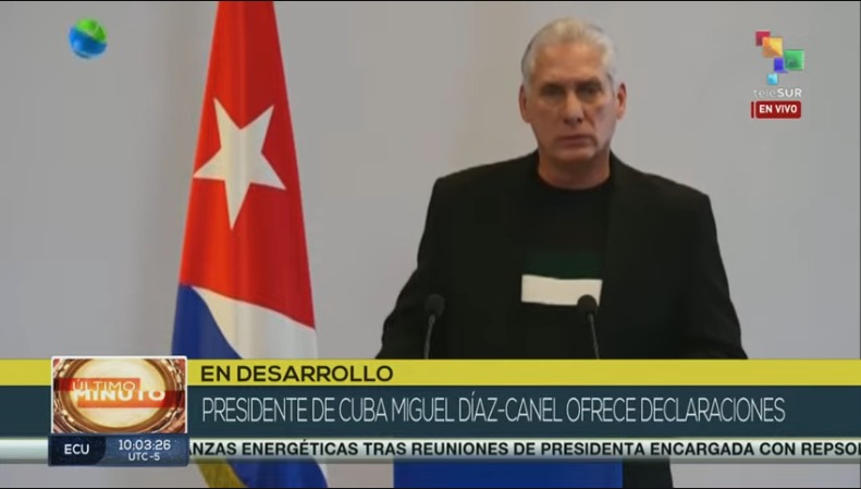 #ENVIVO | ''La teoría del colapso y la insistencia en ello está relacionado con todo un grupo de construcciones que el Gobierno de #EEUU ha tratado de caracterizar la situación cubana. Esta teoría del colapso está asociada a una de las corrientes en las cuales se empeña el