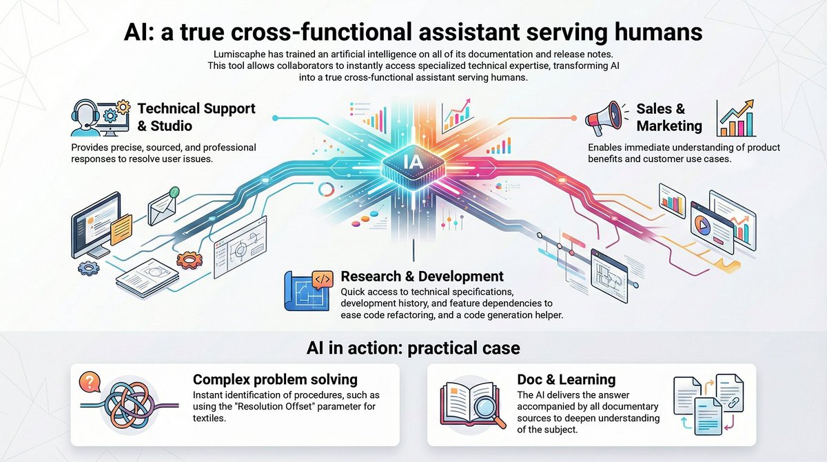 lumiscaphe's tweet image. Finding the right technical info fast matters. At Lumiscaphe, we've trained an AI on our documents to equip our teams. Instant access to technical expertise across all roles. AI serving people, not replacing them.
forum.patchwork3d.com/forums/topic/a…
 #AI #3DVisualization