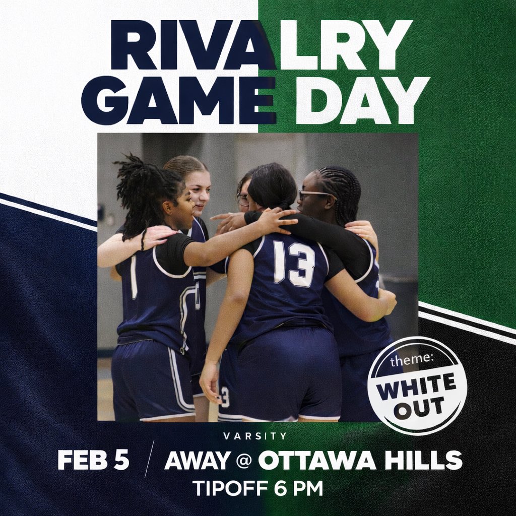 mvcds_gb's tweet photo. GAMEDAY HAWKS!! Coming off of a big win, the Lady Hawks take on their rival tonight at Ottawa Hills. 🦅 #Mvcds #Legacy #girlsbasketball https://t.co/qdladTCRrU
