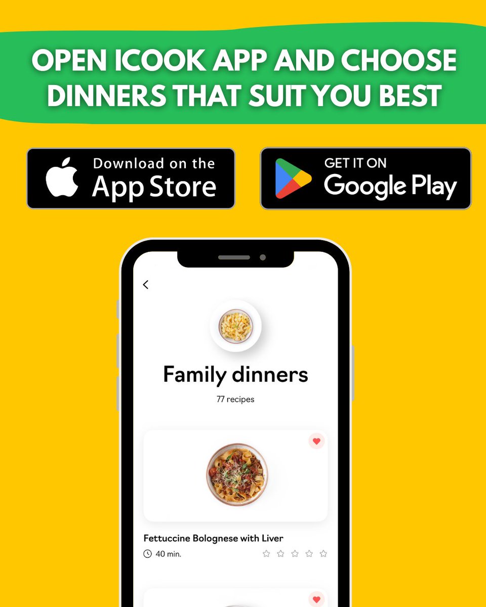 🥙 Save our dinner collections to help you quickly decide what to cook. 

📲 Find these and many more recipes in the Family Dinners collection in iCook. 

#FamilyDinners #EasyCooking #cooking