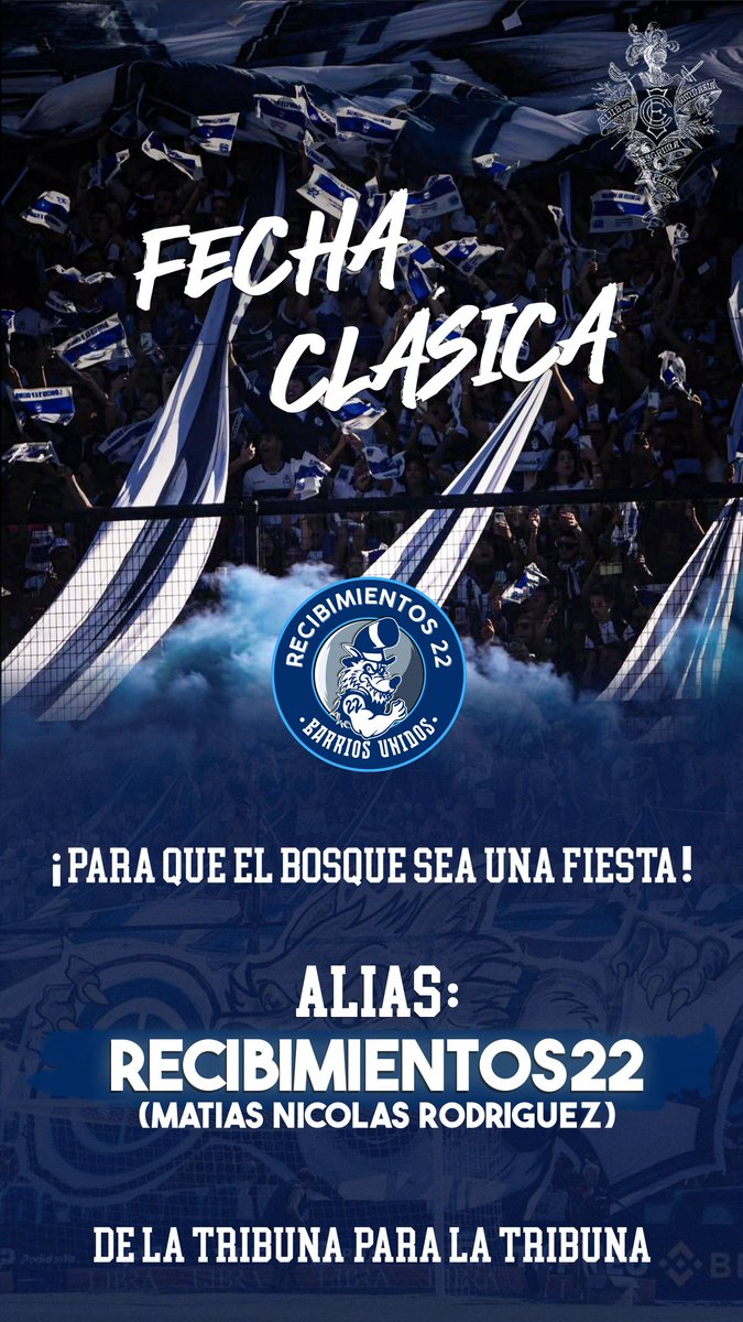 ¡TIÑAMOS LAS TRIBUNAS DE AZUL Y BLANCO! 🤍💙

#CGE #GELP