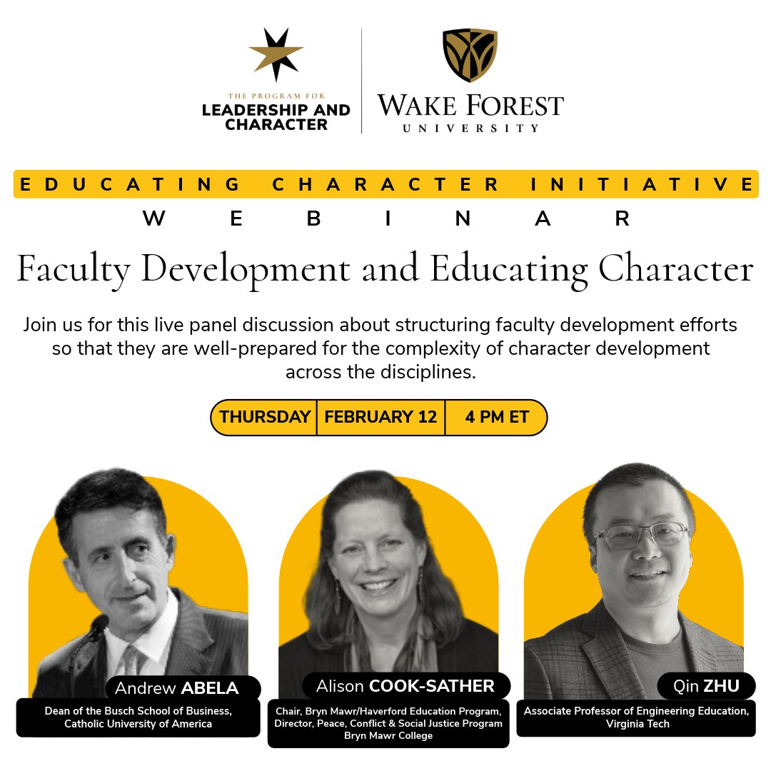 The Program for Leadership and Character tweet media