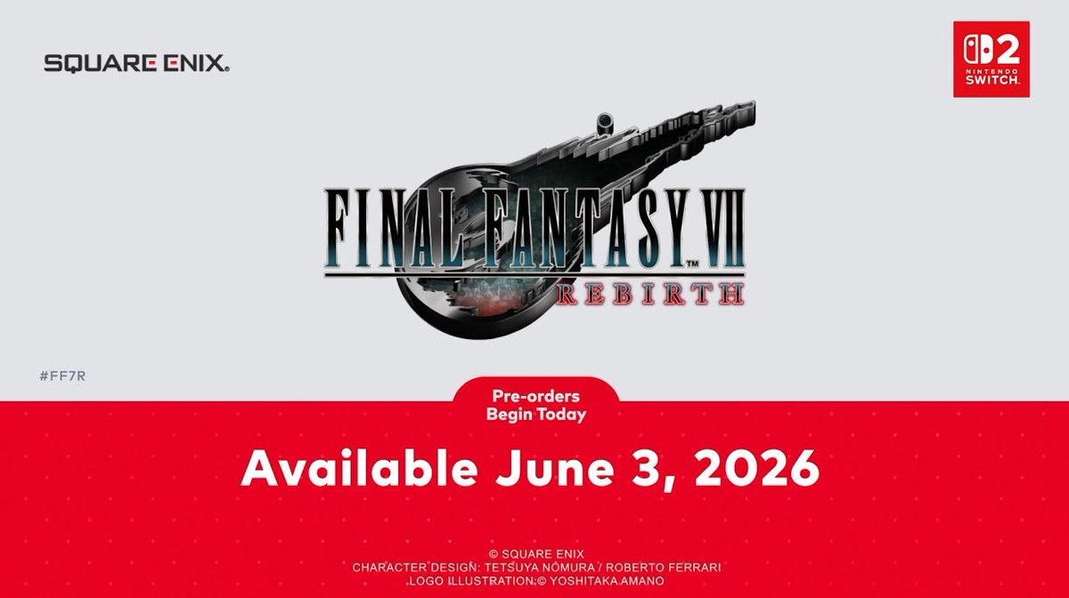 浜口直樹 /FFVII REBIRTH launches on Switch2&Xbox Jun 3 tweet media
