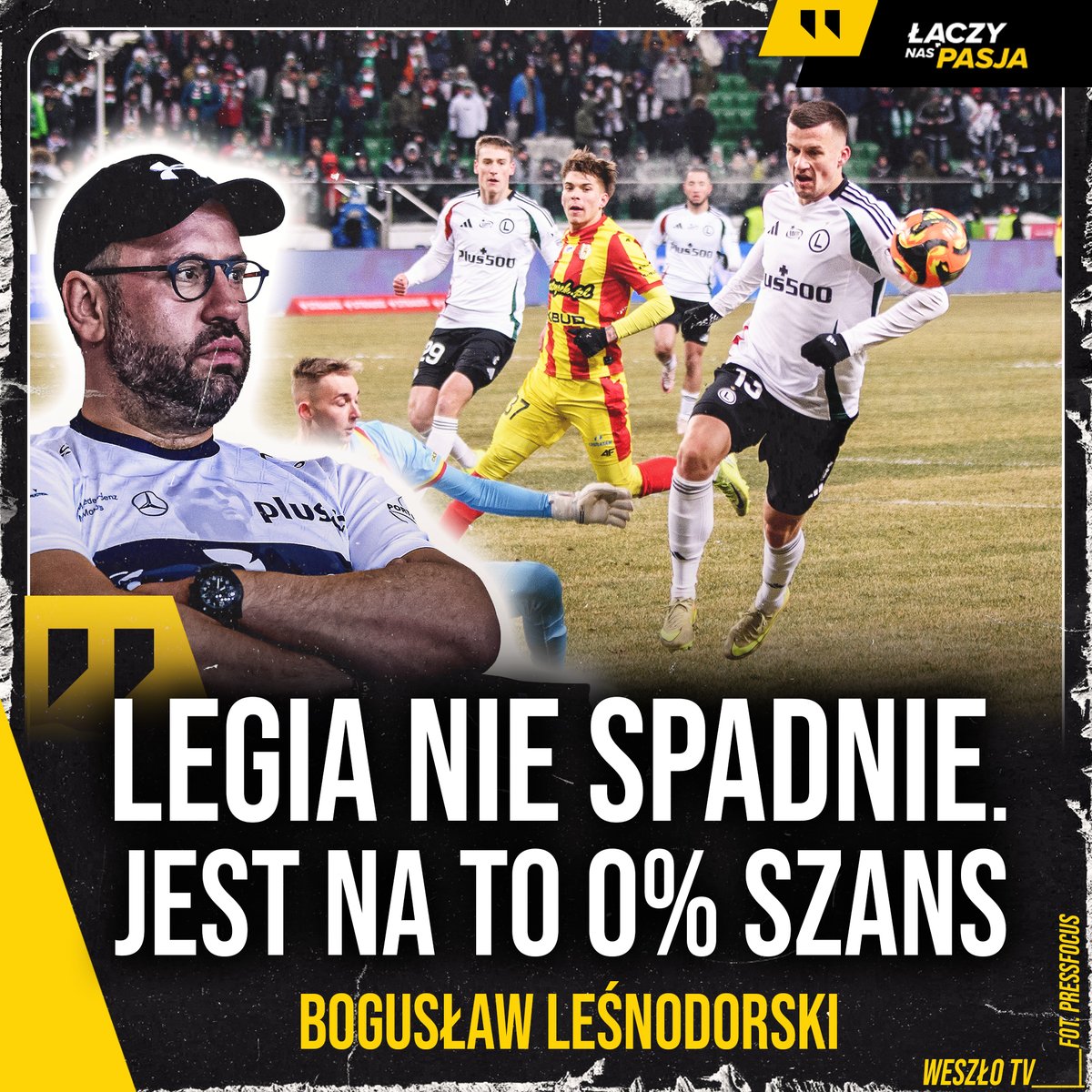"Szanuję Papszuna jako trenera i wierzę, że w dłuższym okresie czasu może sprawić, że drużyna będzie stabilna", przyznał były właściciel stołecznego klubu.

Też nie wierzycie w spadek Legii? 👀