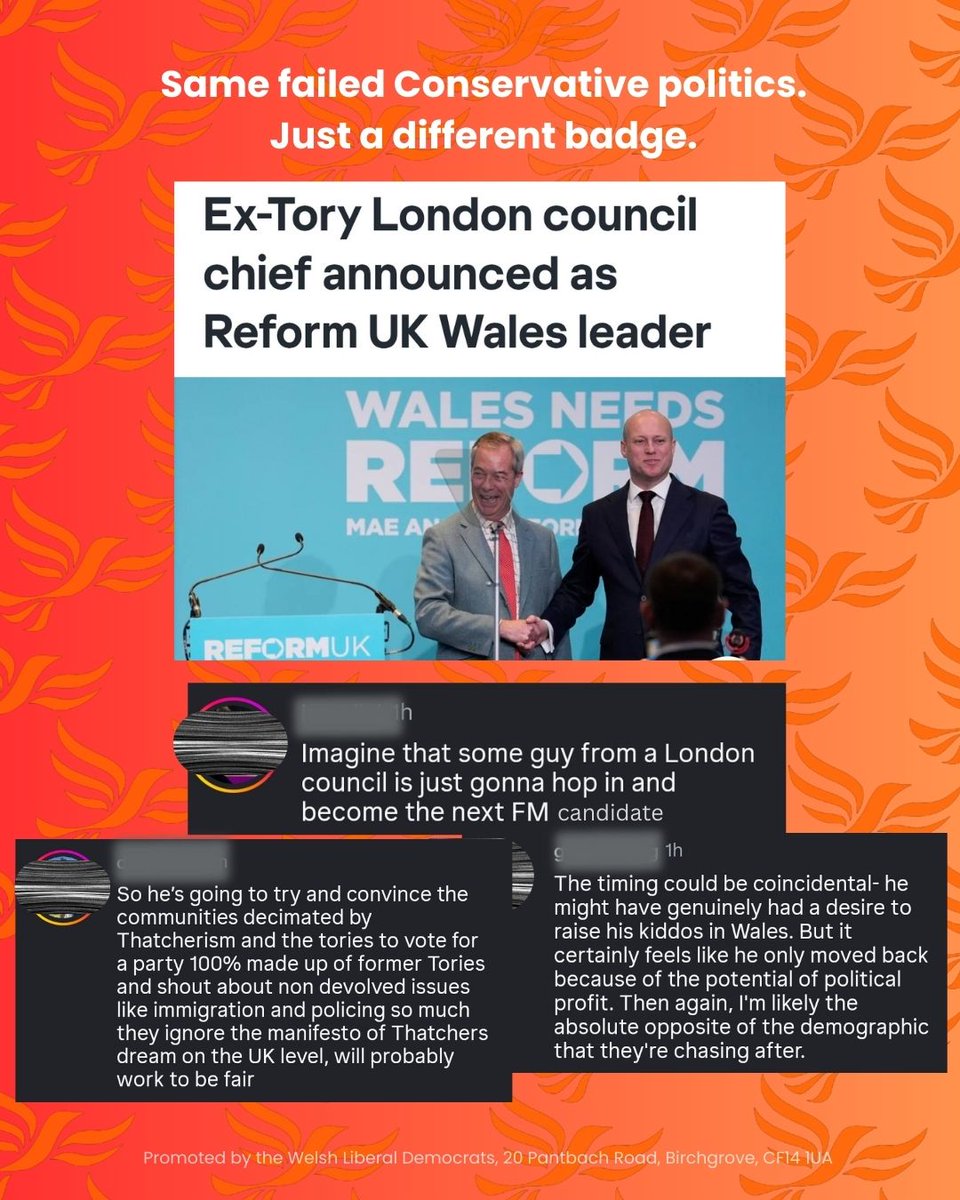 Same failed Conservative politics, just a different badge. Do you think Reform UK will really be any different?