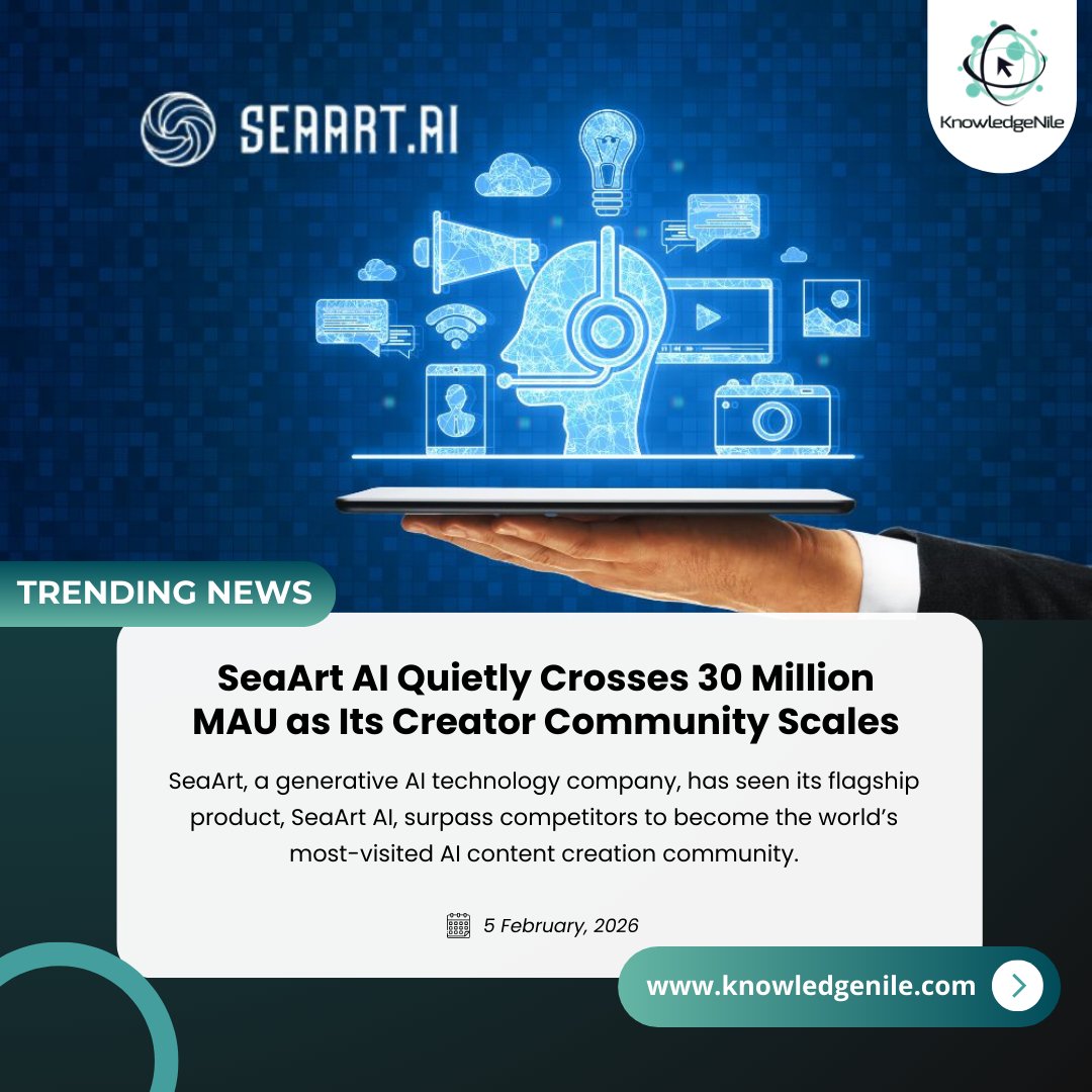 From <a href="/csideai/">cside</a> to <a href="/SeaArt_Ai/">SeaArt.Ai🐋</a>, read all the latest industry news now: knowledgenile.com/news?utm_sourc…

#TechTrends #IndustryUpdates #TrendingNews #KnowledgeNile