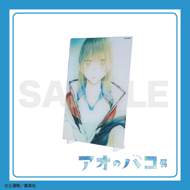 アオのハコ展 新グッズ紹介】 □箔入りアクリルアート 千夏 ¥5,500