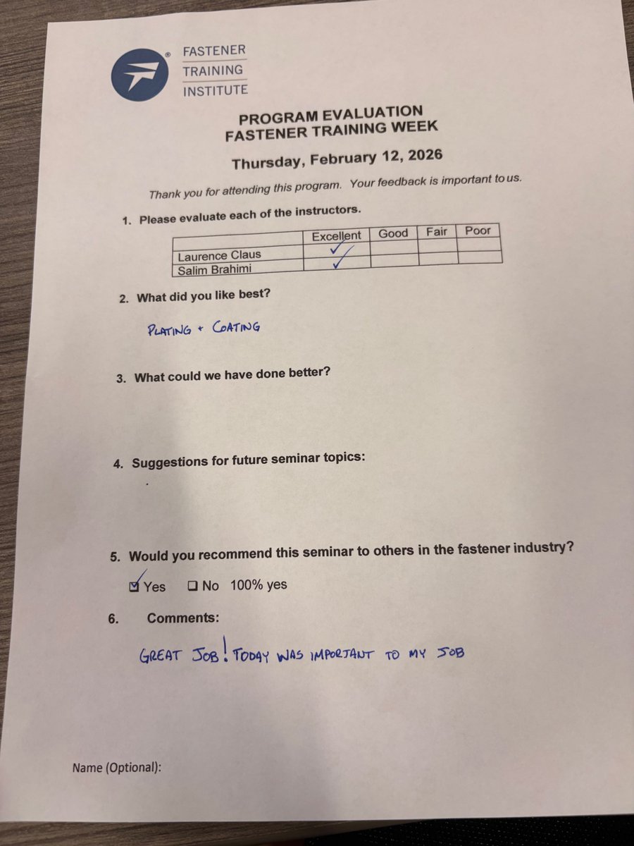 Fastener Training tweet media