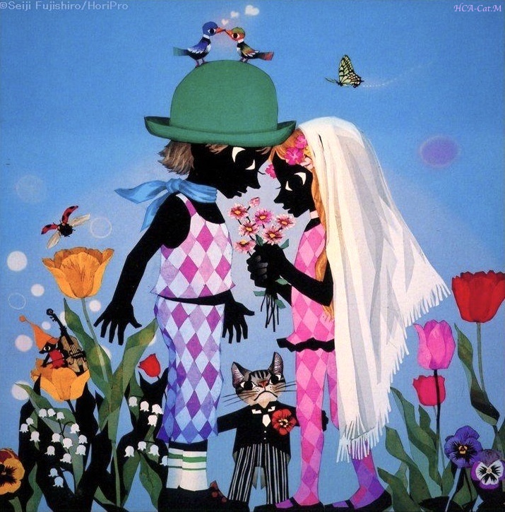 🎨 「小さな恋」 藤城清治 影絵 🎨 Seiji Fujishiro Shadow picture