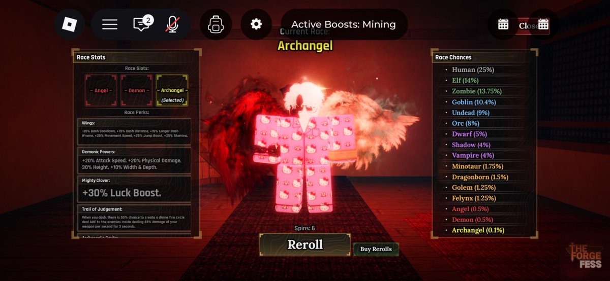 Menurut kalian mending reroll mana ges !forge