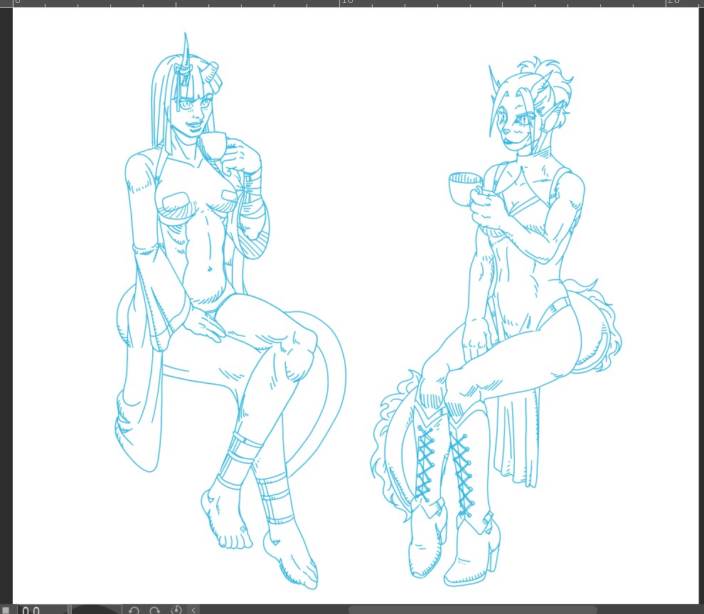adrianforni1's tweet photo. Commission WIP โ๏ธ
Dragon girls tea scene ๐โ
Early sketch stage โ full fantasy environment coming soon.
Open for fantasy & transformation commissions.
#FantasyArt #DragonGirl #Petrification #StatueTF #CommissionOpen https://t.co/vaXBjSbhkn
