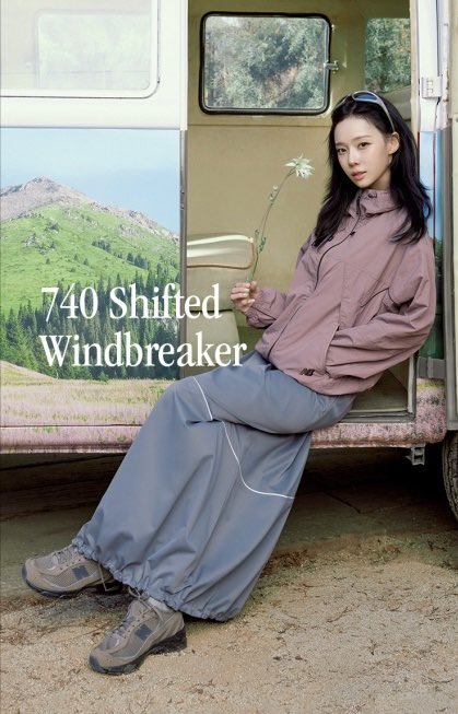 aespa WINTER for New Balance SS 2026 season '740 Shifted