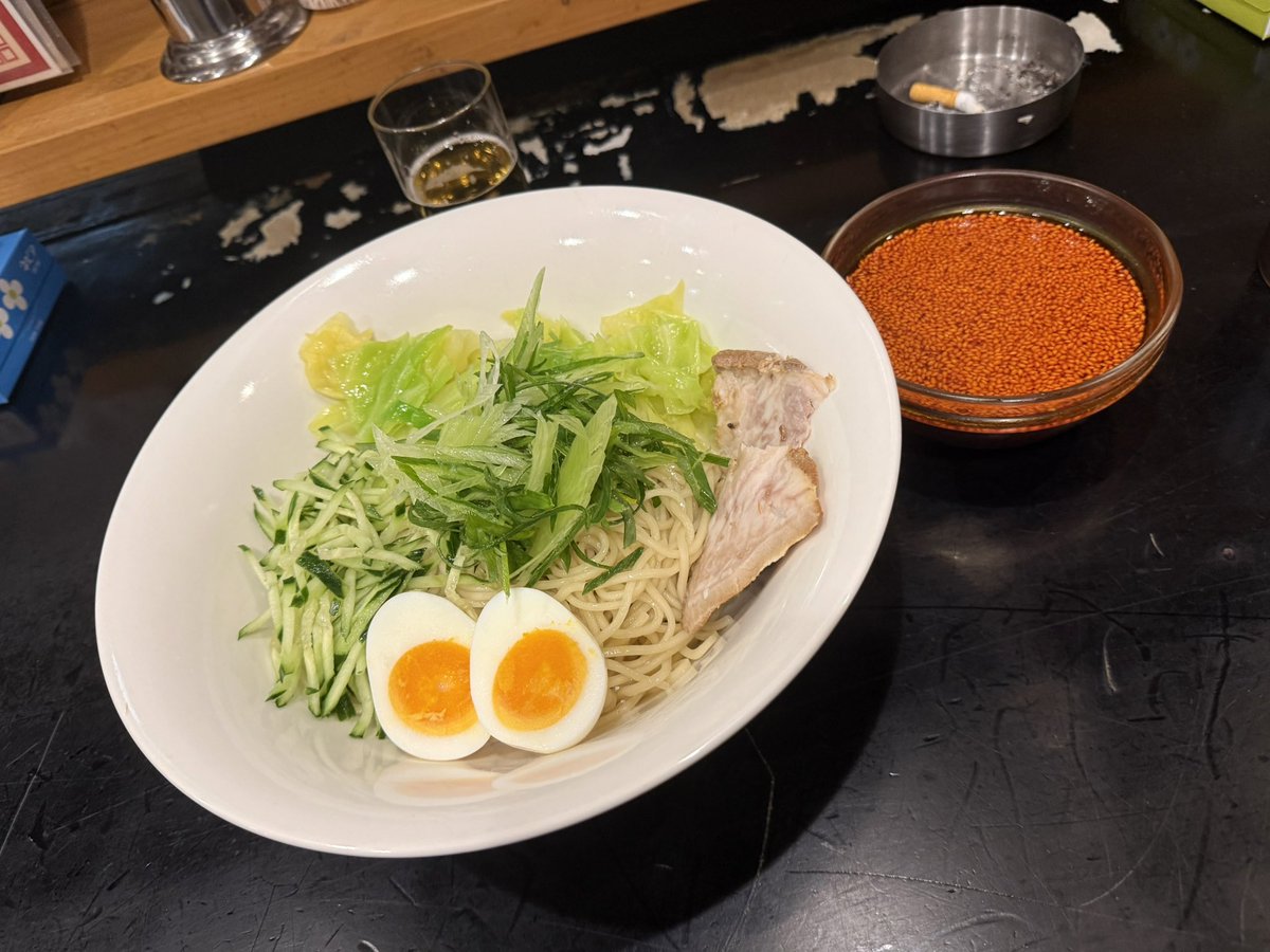 golfaloha's tweet photo. 昨夜の締めは、ヒコのつけ麺^_^ 美味しかった^_^ #広島出張 #hiko #つけ麺　#流川 https://t.co/uR5lI9jME7