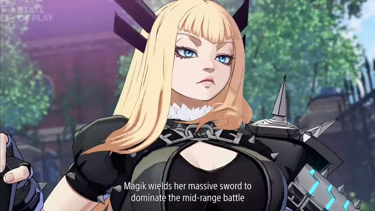 I'm so glad Magik is getting all this attention now because how do you look at her and NOT THINK she could be a fighting game character with that big ass sword and amazing character design. This is such a W character pick bro