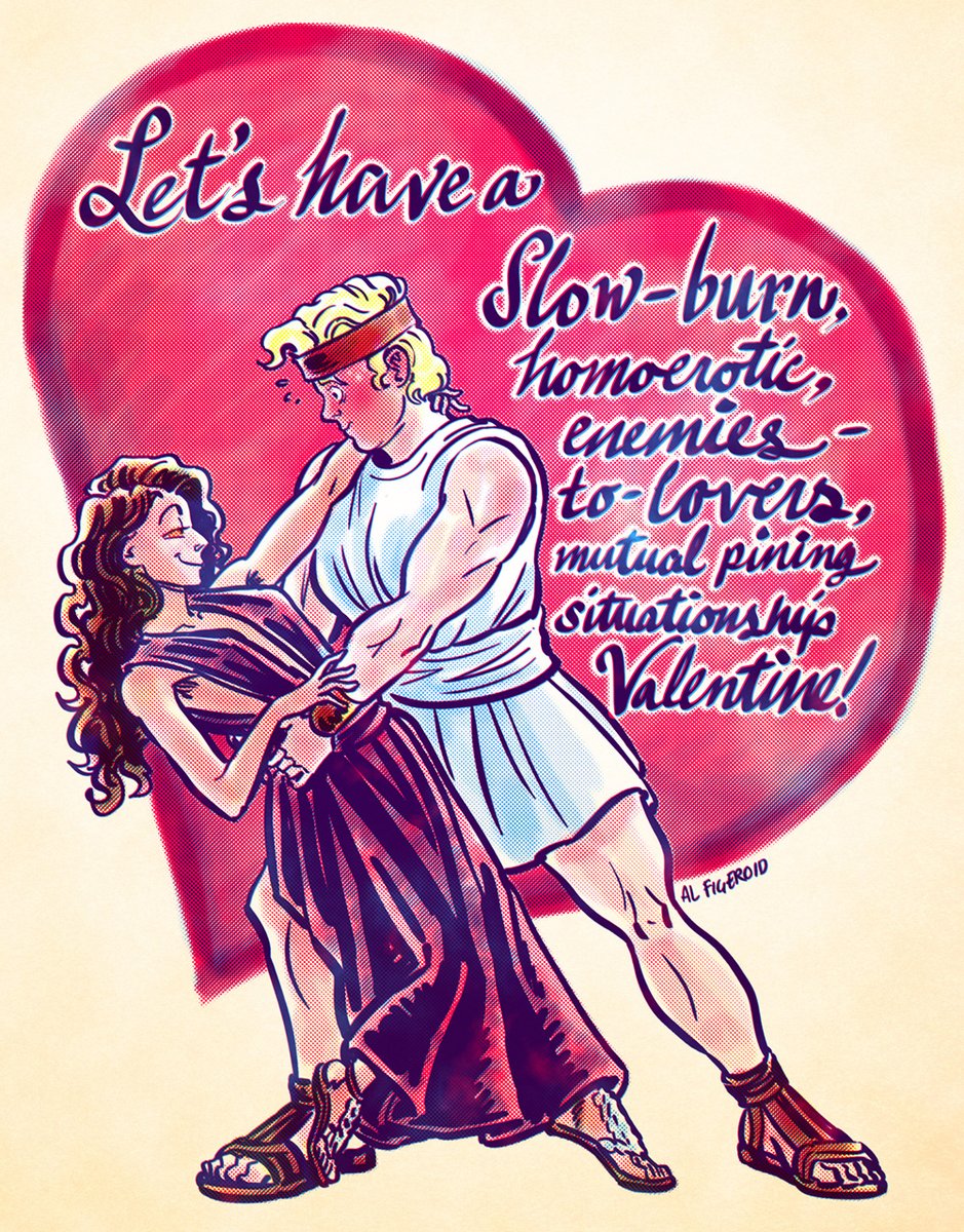 Al_Figgy's tweet photo. Here's a little something to send along to the homoerotic mutual pining entanglement in YOUR life...
#ValentinesDay https://t.co/X90nuJJ6gV