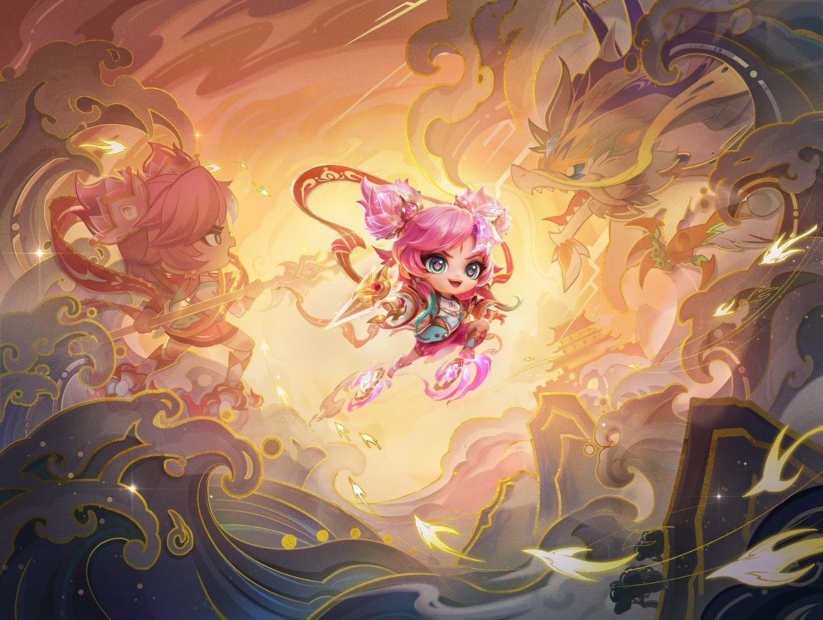waywardcxnnibal's tweet photo. Chibis Shadow Play Zeri (Prestige), Lillia, Zaahen and Wukong splash arts for Golden Spatula.

#leagueoflegends https://t.co/Cms5Et43pk