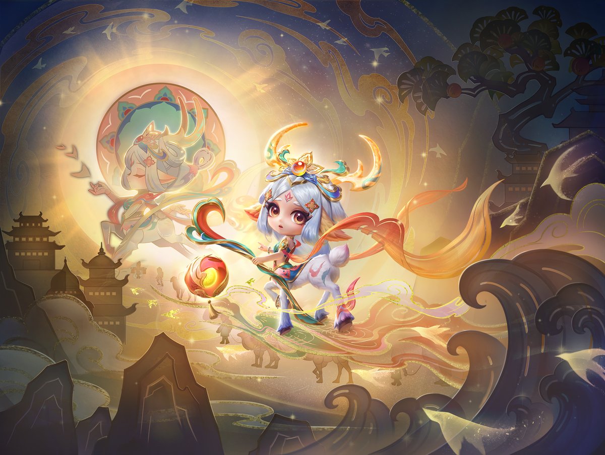 waywardcxnnibal's tweet photo. Chibis Shadow Play Zeri (Prestige), Lillia, Zaahen and Wukong splash arts for Golden Spatula.

#leagueoflegends https://t.co/Cms5Et43pk