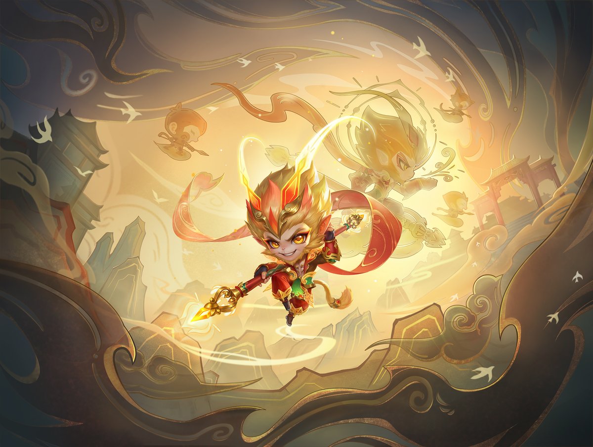 waywardcxnnibal's tweet photo. Chibis Shadow Play Zeri (Prestige), Lillia, Zaahen and Wukong splash arts for Golden Spatula.

#leagueoflegends https://t.co/Cms5Et43pk