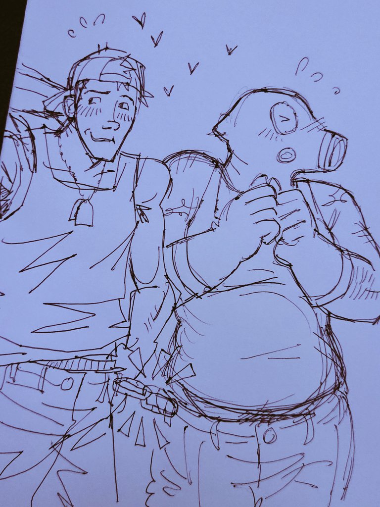 "butch4butch pyroscout. hi oomf" -> hi oomf. their carabiners are linked....  greasby.straw.page